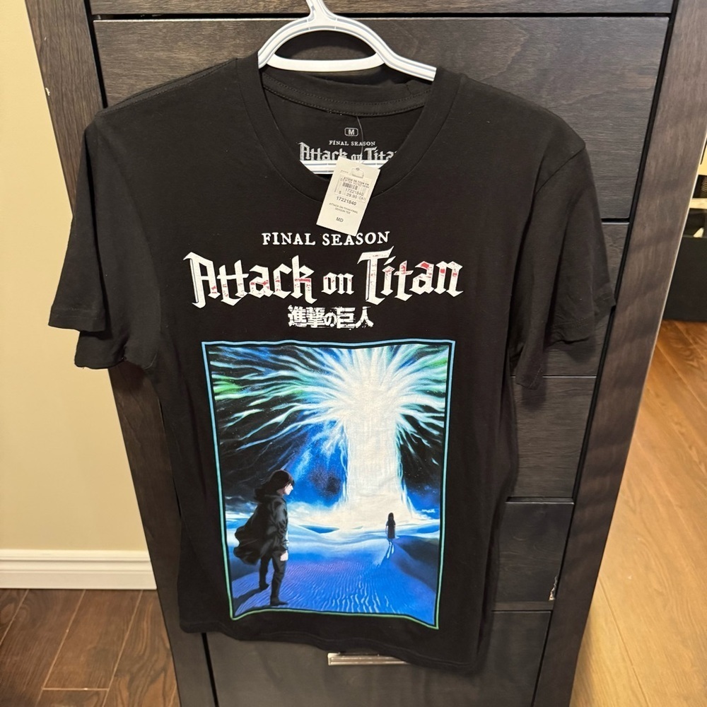 Attack on Titan Black Graphic T-Shirt
